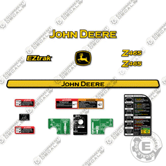 Fits John Deere Z465 Decal Kit Mower