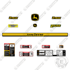 Fits John Deere Z525E Decal Kit Mower