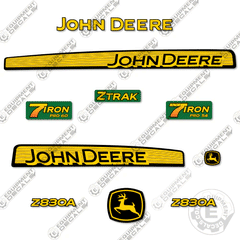 Fits John Deere Z830A Decal Kit Riding Mower