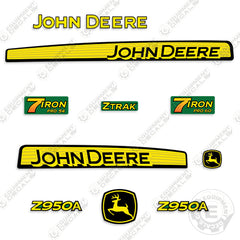 John Deere Z950A Decal Kit Riding Mower