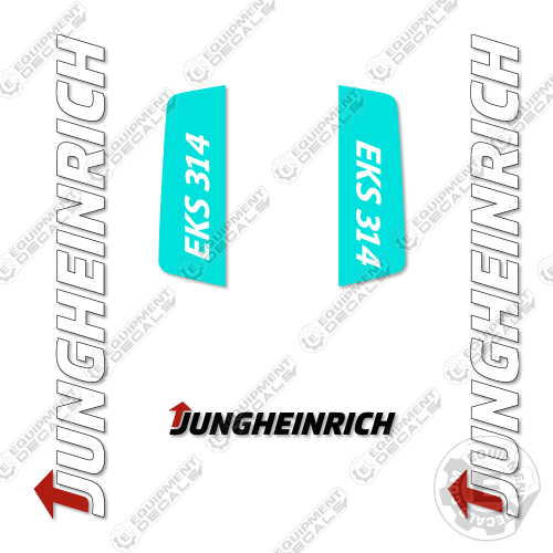Fits Jungheinrich EKS 314 Decal Kit Forklift Order Picker