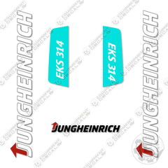 Fits Jungheinrich EKS 314 Decal Kit Forklift Order Picker