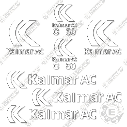 Fits Kalmar C50BXH Forklift Decal Kit