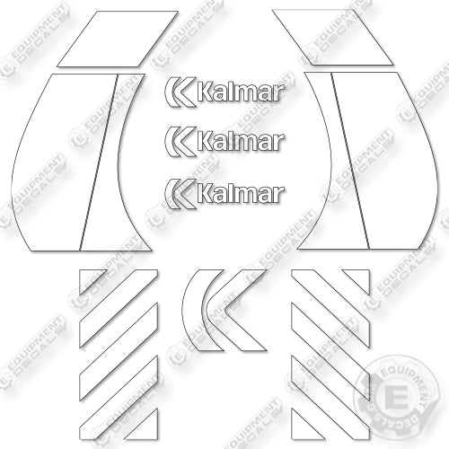 Kalmar DCE150 Decal Kit Forklift  - Aftermarket Kit