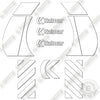 Image of Kalmar DCE150 Decal Kit Forklift  - Aftermarket Kit
