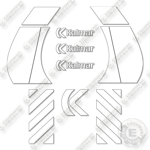 Kalmar DCE180 Decal Kit Forklift  - Aftermarket Kit