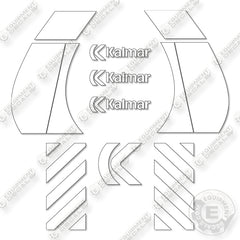 Kalmar DCE180 Decal Kit Forklift  - Aftermarket Kit