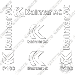 Fits Kalmar P100CX Forklift Decal Kit