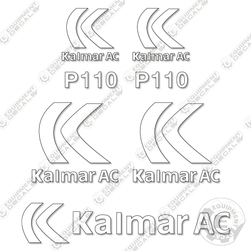 Fits Kalmar P110CX Forklift Decal Kit