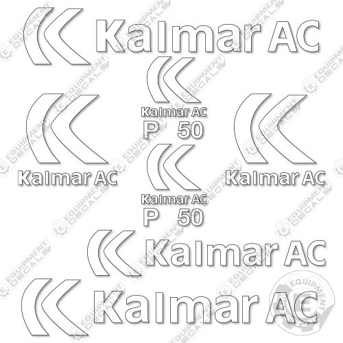 Fits Kalmar P50BXPS Forklift Decal Kit