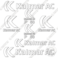 Fits Kalmar P50BXPS Forklift Decal Kit