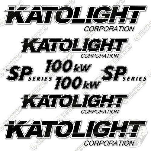 Fits Katolight 100kw Decal Kit Generator