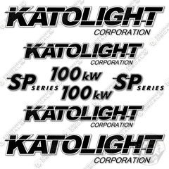 Fits Katolight 100kw Decal Kit Generator