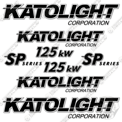 Fits Katolight 125kw Decal Kit Generator
