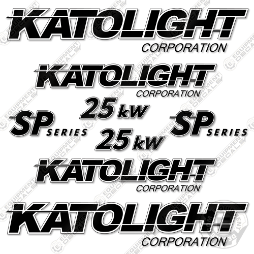 Fits Katolight 25kw Decal Kit Generator