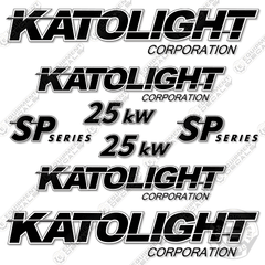 Fits Katolight 25kw Decal Kit Generator