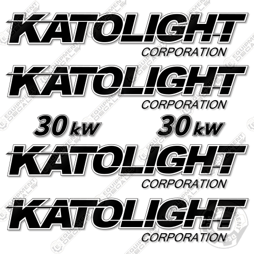 Fits Katolight 30kw Decal Kit Generator