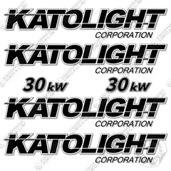 Fits Katolight 30kw Decal Kit Generator