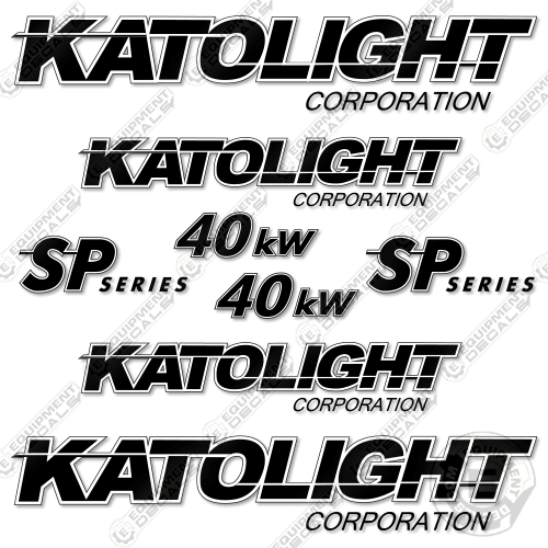 Fits Katolight 40kw Decal Kit Generator