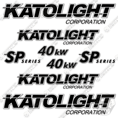 Fits Katolight 40kw Decal Kit Generator