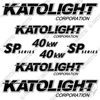 Image of Fits Katolight 40kw Decal Kit Generator