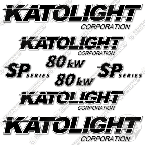 Fits Katolight 80kw Decal Kit Generator