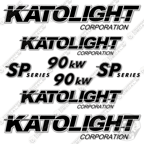 Fits Katolight 90kw Decal Kit Generator