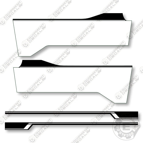 Kawasaki Mule Pro Mx EPS  Decal Kit UTV - White  - Aftermarket Kit