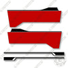 Image of Kawasaki Mule Pro Mx EPS  Decal Kit UTV - Red  - Aftermarket Kit