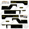 Image of Kawasaki Mule Diesel 4X4 PRO DXT Decal Kit UTV -Custom Gold- Aftermarket Kit