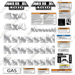 Fits Kawasaki Mule 4010 4X4 Decal Kit UTV - Aftermarket Kit