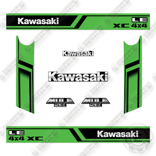 Kawasaki Mule SX 4X4 XC LE Decal Kit UTV - Aftermarket Kit