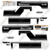 Image of Fits Kawasaki Mule Pro FXT LE 2023 Decal Kit UTV - BLACK!