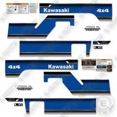 Fits Kawasaki Mule Pro FXT LE 2023 Decal Kit UTV - BLUE!