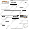 Image of Fits Mule Pro FXT Decal Kit 4x4 Utility Vehicle - White Version