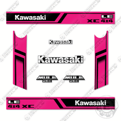 Fits Kawasaki Mule SX 4X4 XC LE Decal Kit UTV - PINK - Aftermarket Kit