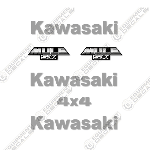 Fits Kawasaki Mule SX Decal Kit UTV