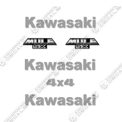 Fits Kawasaki Mule SX Decal Kit UTV