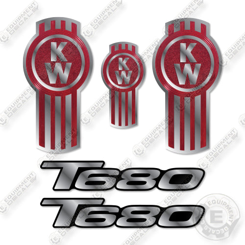 Kenworth T680 Decal Kit Truck- Aftermarket Kit