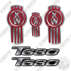 Kenworth T680 Decal Kit Truck- Aftermarket Kit