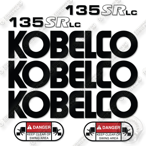 Fits Kobelco 135SRLC-1E Decal Kit Excavator