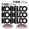 Image of Fits Kobelco 135SRLC-1E Decal Kit Excavator