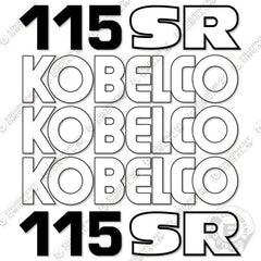 Fits Kobelco SK115SR Decal Kit Excavator