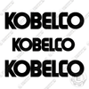 Image of Fits Kobelco SK135SRLC-7 Decal Kit Excavator (Partial Kit)