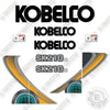 Image of Fits Kobelco SK210LC-10 Decal Kit Excavator