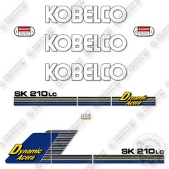 Fits Kobelco SK210LC Decal Kit boom - CUSTOM WHITE!