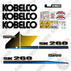 Image of Fits Kobelco SK260-8 Decal Kit Excavator