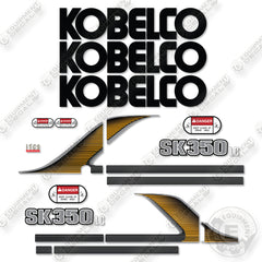 Fits Kobelco SK350LC-9E Decal Kit Excavator
