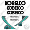 Image of Fits Kobelco SK350LC-10 Decal Kit Excavator - AQUA!