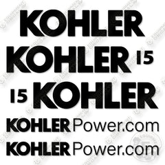 Kohler 15REOZK 15kw Decal Kit Steam Generator- Aftermarket Kit